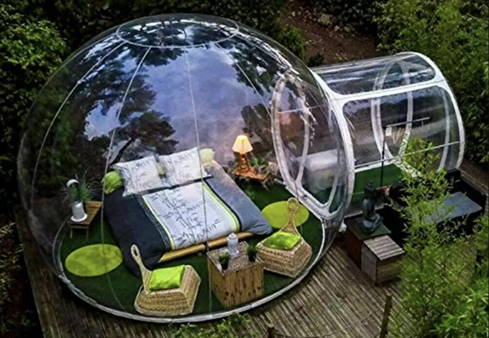 bubble tent ideas