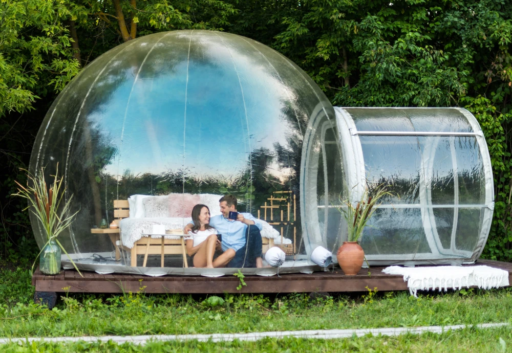 double bubble tent